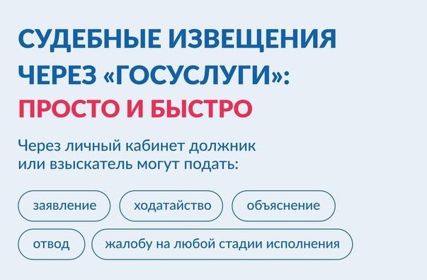 Камчатцы могут получить судебное извещение на портале «Госуслуги»